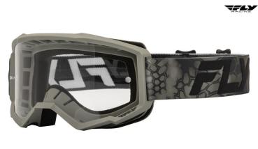 FLY RACING Focus Special Edition Kryptek Brille - Klares Glas